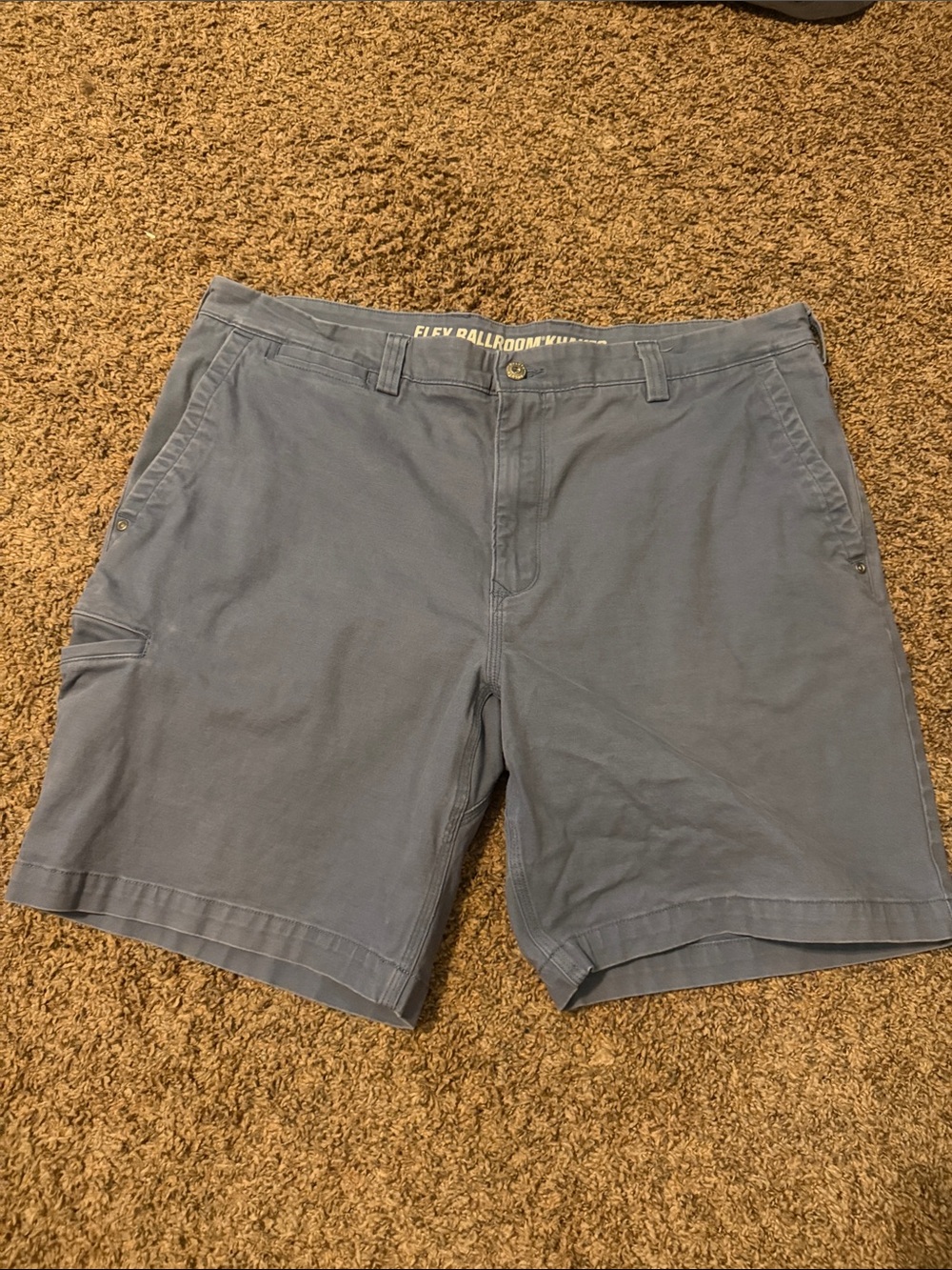 Duluth Trading Co Slate Blue Hybrid Shorts